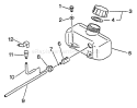 Page C Diagram and Parts List for HC-1001 017001 - 024000 Echo Hedge Trimmer