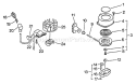 Page G Diagram and Parts List for HC-1001 017001 - 024000 Echo Hedge Trimmer