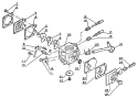 Page A Diagram and Parts List for HC-140  Echo Hedge Trimmer
