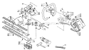 Part Location Diagram of 17801001360 Echo Throttle Trigger