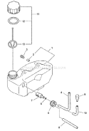 Page E Diagram and Parts List for HC-150I 08001001 - 08999999 Echo Hedge Trimmer