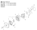 Page H Diagram and Parts List for HC-150I 08001001 - 08999999 Echo Hedge Trimmer