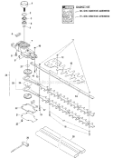 Page B Diagram and Parts List for HC-150I 10001001 - 10999999 Echo Hedge Trimmer