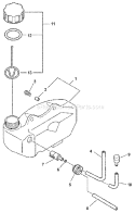 Page E Diagram and Parts List for HC-150I 10001001 - 10999999 Echo Hedge Trimmer