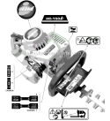 Page K Diagram and Parts List for HC-150I S69911001001 - S69911999999 Echo Hedge Trimmer
