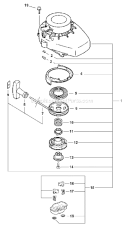 Page O Diagram and Parts List for HC-150I S69911001001 - S69911999999 Echo Hedge Trimmer