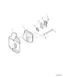 Page E Diagram and Parts List for HC-150 S69811001001 - S69811999999 Echo Hedge Trimmer