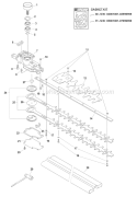 Page C Diagram and Parts List for HC-150I 07001001 - 07999999 Echo Hedge Trimmer