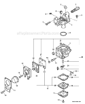 Page B Diagram and Parts List for HC-151I 06001001 - 06999999 Echo Hedge Trimmer