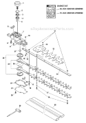 Page C Diagram and Parts List for HC-151I 06001001 - 06999999 Echo Hedge Trimmer