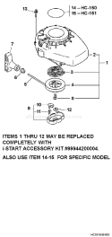 Part Location Diagram of X503001300 Echo Label-Model-Hc-151