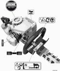 Page K Diagram and Parts List for HC-151 S78211001001 - S78211999999 Echo Hedge Trimmer