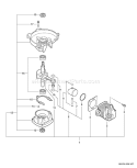 Page D Diagram and Parts List for HC-150 S83613001001 - S83613999999 Echo Hedge Trimmer