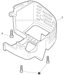 Engine Cover Diagram and Parts List for HC-152 S94111001001-S94111999999 Echo Hedge Trimmer