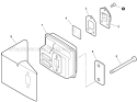Exhaust Diagram and Parts List for HC-152 S94111001001-S94111999999 Echo Hedge Trimmer