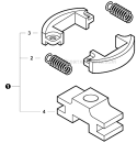 Part Location Diagram of A566000000 Echo Spring-Clutch