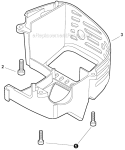 Engine Cover Diagram and Parts List for HC-152 S94213001001-S94213999999 Echo Hedge Trimmer