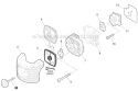 Part Location Diagram of A232000400 Echo Lid-air Cleaner