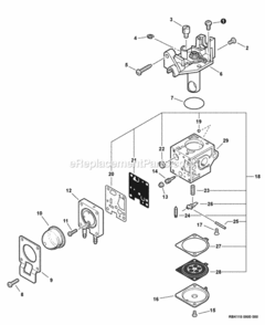 Part Location Diagram of P005002480 Echo Base, Purge