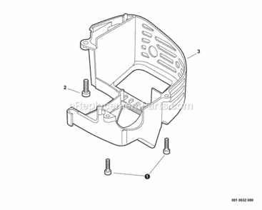 Engine_Cover Diagram and Parts List for HC-152 S95026001001 - S95026999999 Echo Hedge Trimmer