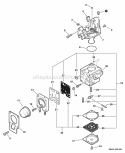 Carburetor -- Rb-K91 Diagram and Parts List for HC-155 S83713001001-S83713999999 Echo Hedge Trimmer