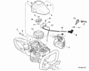 Part Location Diagram of A051001111 Echo Starter Asy
