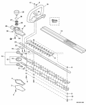 Part Location Diagram of X495000181 Echo Cover-blade