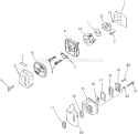 Part Location Diagram of A313000010 Echo Guide-Exhaust-Outer