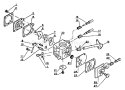 Page A Diagram and Parts List for HC-160A  Echo Hedge Trimmer
