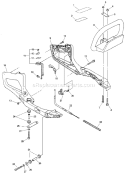 Page G Diagram and Parts List for HC-160 10001001 - 10999999 Echo Hedge Trimmer