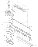 Part Location Diagram of 69912502961 Echo Support-Blade