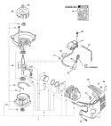 Part Location Diagram of SB1068 Echo Short Block