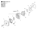Page F Diagram and Parts List for HC-160 07001001 - 07999999 Echo Hedge Trimmer