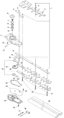 Page D Diagram and Parts List for HC-180 09001001 - 09999999 Echo Hedge Trimmer