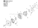 Page F Diagram and Parts List for HC-180 09001001 - 09999999 Echo Hedge Trimmer