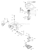 Page G Diagram and Parts List for HC-180 09001001 - 09999999 Echo Hedge Trimmer