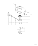 Part Location Diagram of 17720207361 Echo Starter Pawl Asy