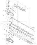 Part Location Diagram of X411000390 Echo Blade