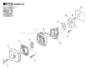 Page G Diagram and Parts List for HC-181 06001001 - 06999999 Echo Hedge Trimmer