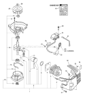 Page B Diagram and Parts List for HC-181 09001001 - 09999999 Echo Hedge Trimmer