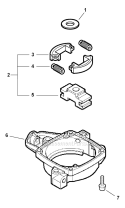 Page B Diagram and Parts List for HC-185 S69511001001 - S69511002064 Echo Hedge Trimmer