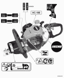 Page M Diagram and Parts List for HC-185 S69511002065 - S69511999999 Echo Hedge Trimmer