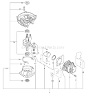 Page D Diagram and Parts List for HC-185 S76812001001 - S76812002377 Echo Hedge Trimmer