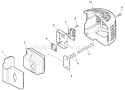 Page E Diagram and Parts List for HC-185 S76812001001 - S76812002377 Echo Hedge Trimmer