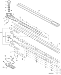 Page H Diagram and Parts List for HC-185 S76812002378 - S76812999999 Echo Hedge Trimmer