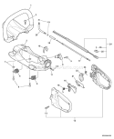 Part Location Diagram of P021013050 Echo Rear Handle Set