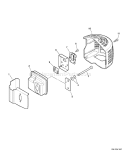 Page F Diagram and Parts List for HC-165 S76612001001 - S76612999999 Echo Hedge Trimmer