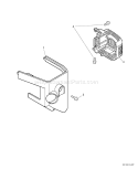 Part Location Diagram of A160000080 Echo Cover-Engine