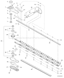 Part Location Diagram of X425000280 Echo Support-Blade
