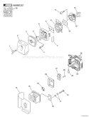 Part Location Diagram of V103000060 Echo Gasket-Intake